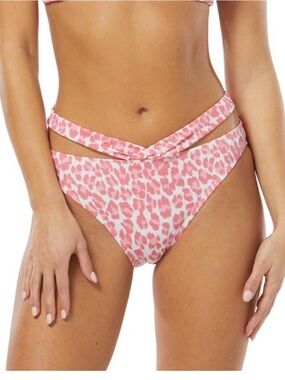 Sundazed Pink Leopard Print Bikini Bottom